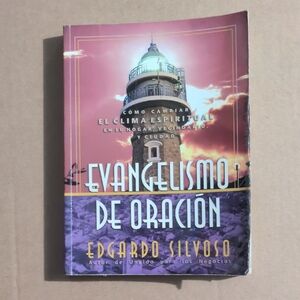 Evangelismo de Oración by Edgardo Silvoso - Pink & Purple Cover